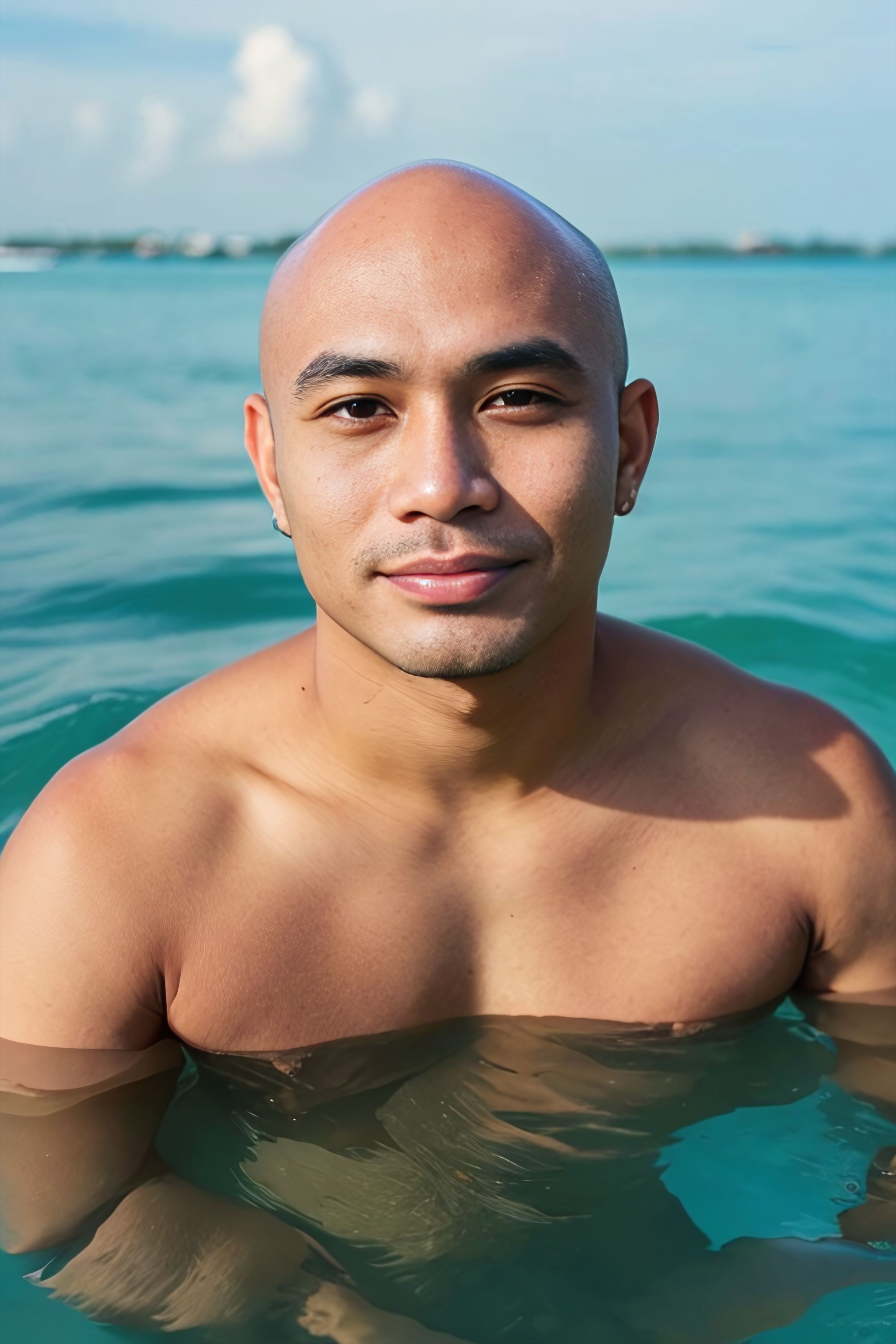 Portrait generated with Stable Diffusion.